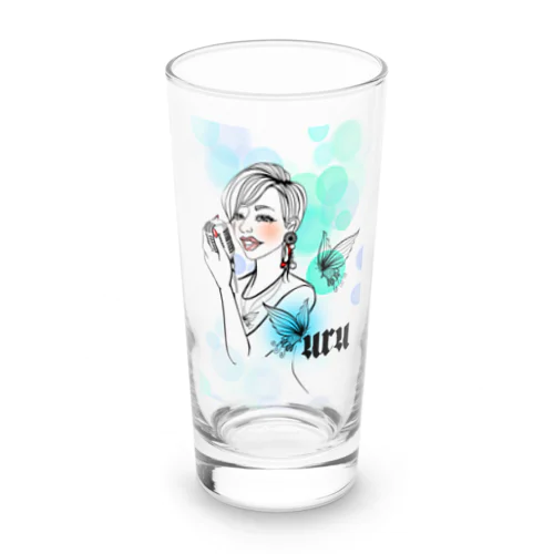 🫧🦋uru🎙ぅʓ 👠💕グッズ Long Sized Water Glass