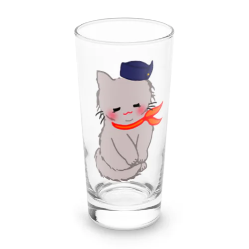 もちもちほっぺのねこ Long Sized Water Glass