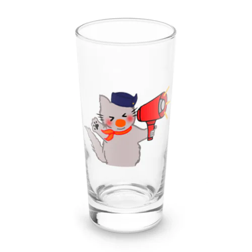 もちもちほっぺのねこ Long Sized Water Glass