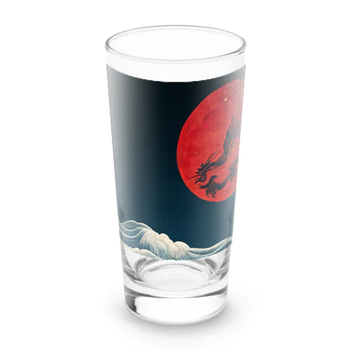 Blood Moon Dragon Long Sized Water Glass