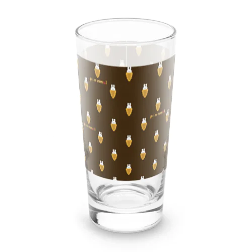 チョココロネに囚われたうさぎ パターン Long Sized Water Glass