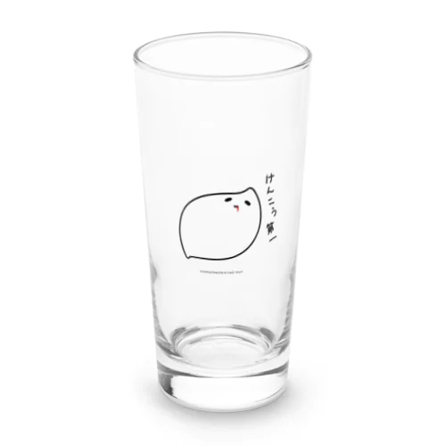 胃痛くん【ほぼ白黒ver】 Long Sized Water Glass