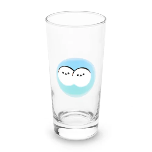 ふたごのシマエナガちゃん Long Sized Water Glass