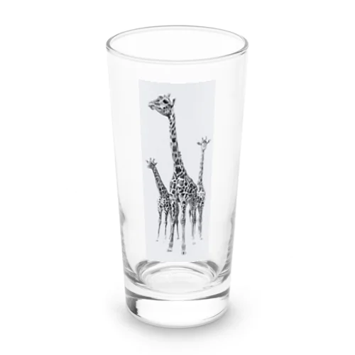 kawaii-giraffe【家族】 Long Sized Water Glass