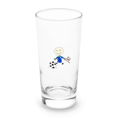 サッカー代表の豆太郎 Long Sized Water Glass