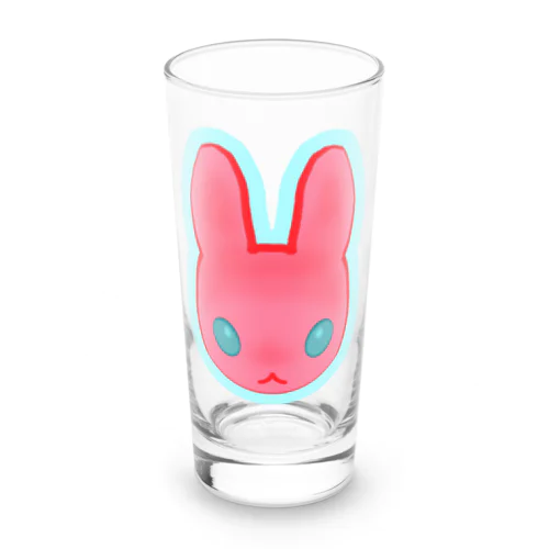 つよつよ！ピンクのうさぎさん！ Long Sized Water Glass