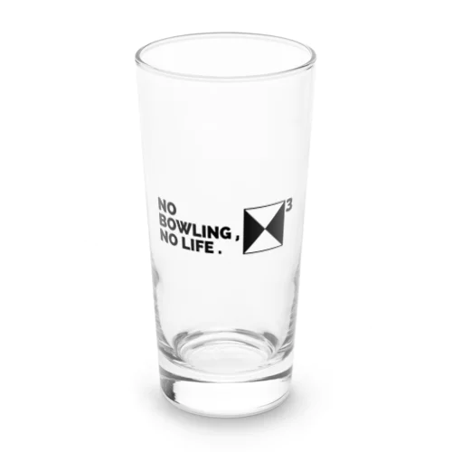 NO BOWLING , NO LIFE .　ブラック Long Sized Water Glass