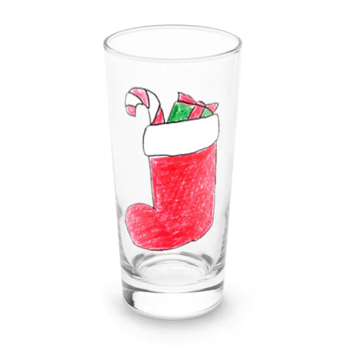 クリスマスブーツ Long Sized Water Glass