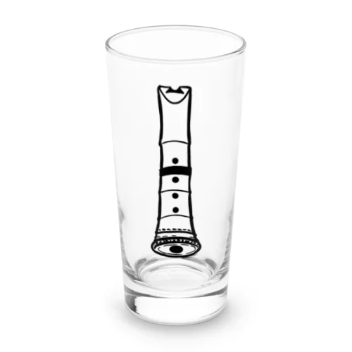 尺八−琴古流− 黒 Long Sized Water Glass