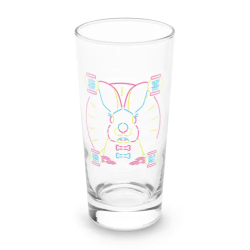 【背景なし】兎年ネオン  Long Sized Water Glass