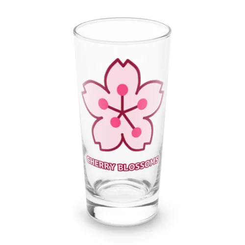 CHERRY BLOSSOMS Long Sized Water Glass