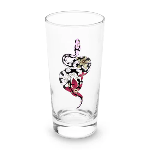 Flower SNAKE Long Sized Water Glass