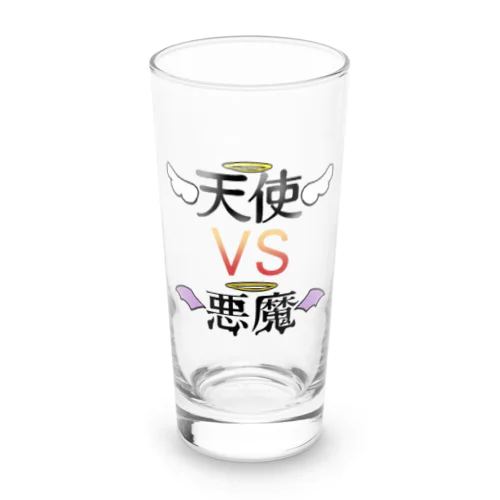 天使VS悪魔ロンググラス Long Sized Water Glass