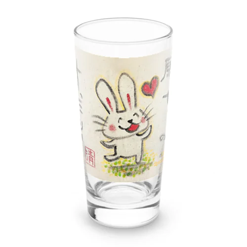 願ったりーの叶ったりーの　うさぎちゃん Long Sized Water Glass