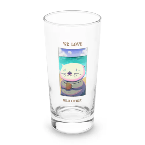 WE LOVE SEA OTTER(いろいろ編) Long Sized Water Glass