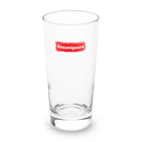 かすみがうら市 ｜普段づかいできるご当地グッズ｜ブラシボックスロゴ Long Sized Water Glass