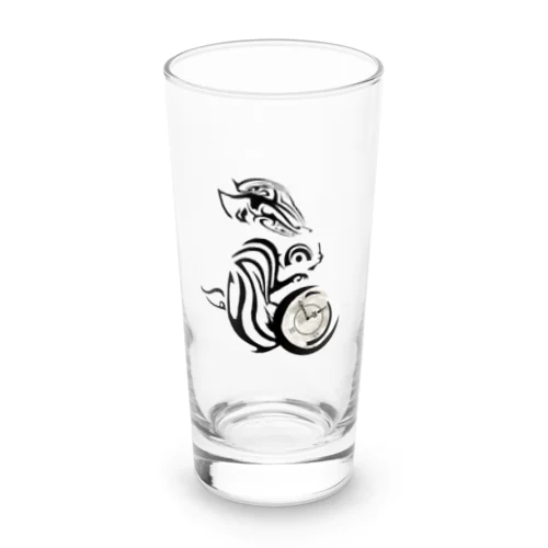 干支(トライバルデザイン・ウサギ) Long Sized Water Glass