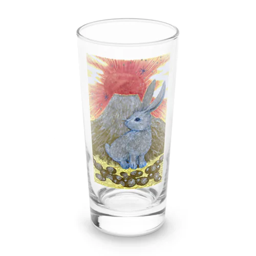 うさぎ・富士山 Long Sized Water Glass