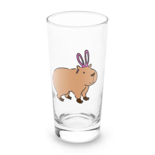 カピバラ、うさぎになる。 Long Sized Water Glass