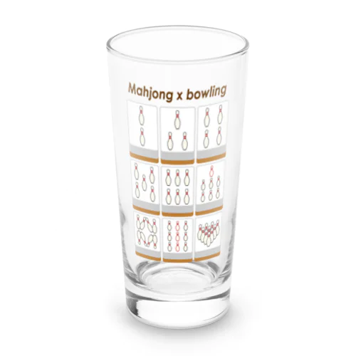ボウリングピンズ  ( 架空麻雀牌シリーズ) Long Sized Water Glass