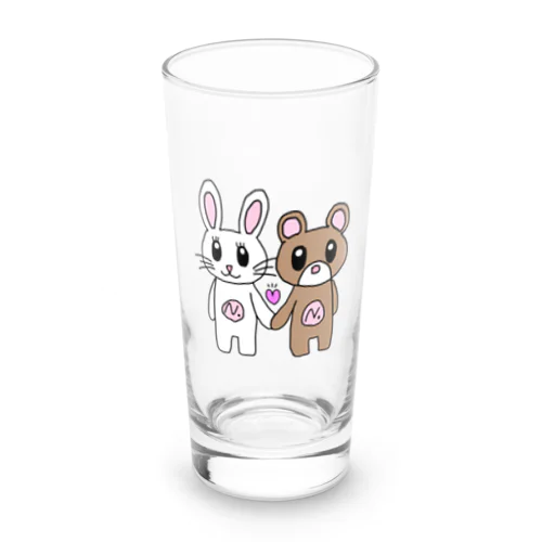 うさちゃんとくまくん♡ Long Sized Water Glass