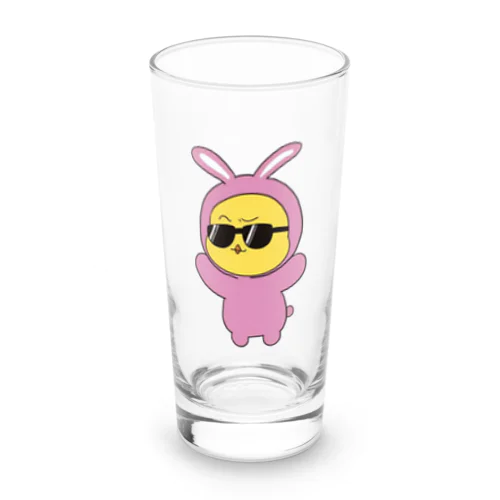 ブラックビヨビヨうさぎちゃん Long Sized Water Glass