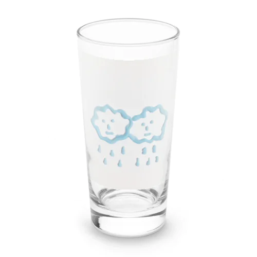 Fluffy Cloudy Long Sized Water Glass