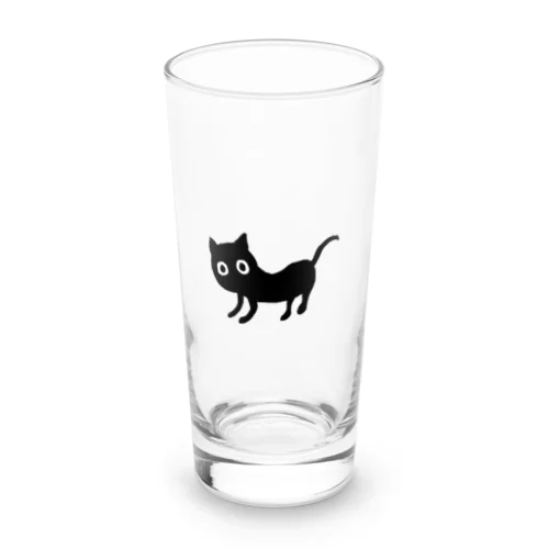じーっとみ猫ちゃん Long Sized Water Glass