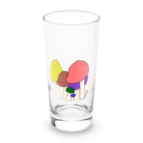 きのこっ！群衆ぅぅう Long Sized Water Glass