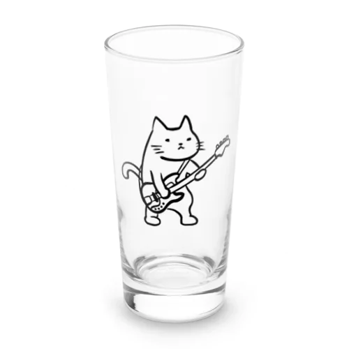 Bass_Cat Long Sized Water Glass