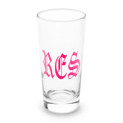 Pink RES ロゴ Long Sized Water Glass