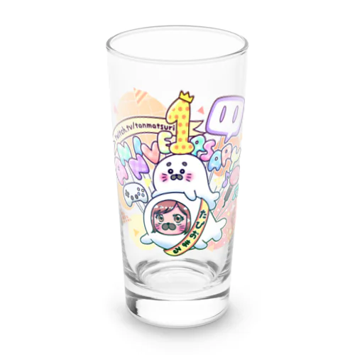 たぴおまる1周年 Long Sized Water Glass