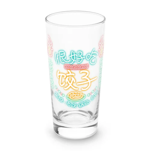 餃子チャイナネオン Long Sized Water Glass