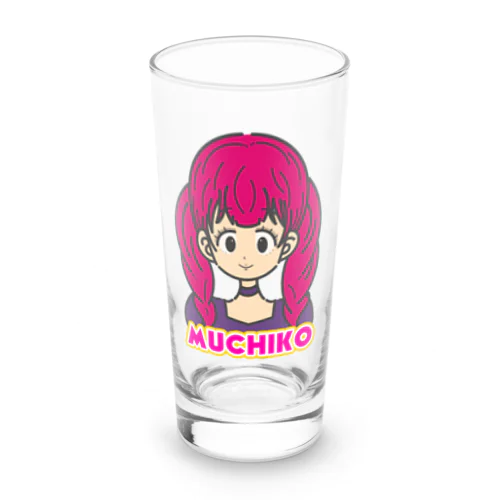 むちこ レトロver. Long Sized Water Glass