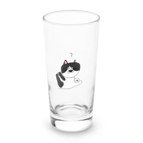 ハテナ猫ちゃん Long Sized Water Glass