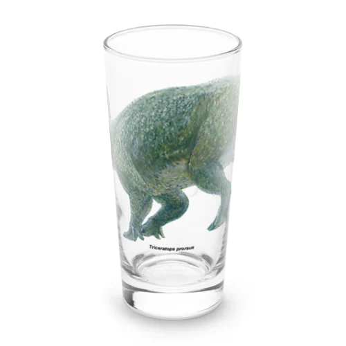 Triceratops prorsus(トリケラトプス ・プロルスス)着彩画 Long Sized Water Glass