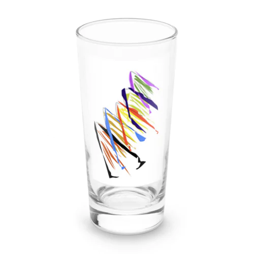 無形の稲妻(yellow) Long Sized Water Glass