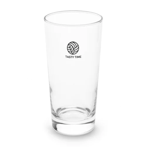 TastyTime＜サークルロゴ・ブラック＞ Long Sized Water Glass