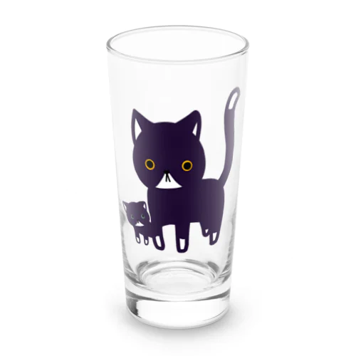 ねこのおやこ Long Sized Water Glass