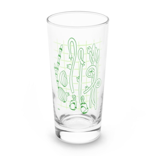 山菜とちいさいうさぎ Long Sized Water Glass