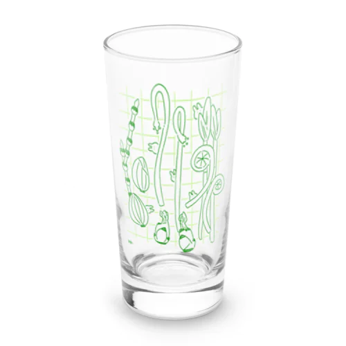 山菜とちいさいうさぎ Long Sized Water Glass