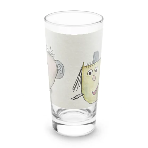 25年前に描いたぱぱとまま Long Sized Water Glass