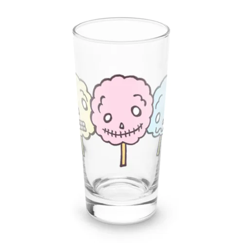 ドクロ風味な綿菓子 Long Sized Water Glass