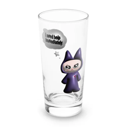 cats need help. Long Sized Water Glass