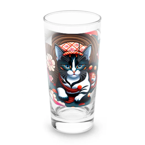 浮世絵catsパンクシティ 葛飾キャッツ斎（猫名 ベニエル） Long Sized Water Glass