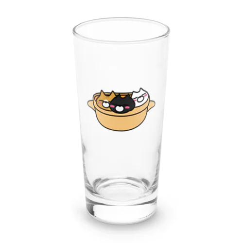 鍋ねこトリオ Long Sized Water Glass