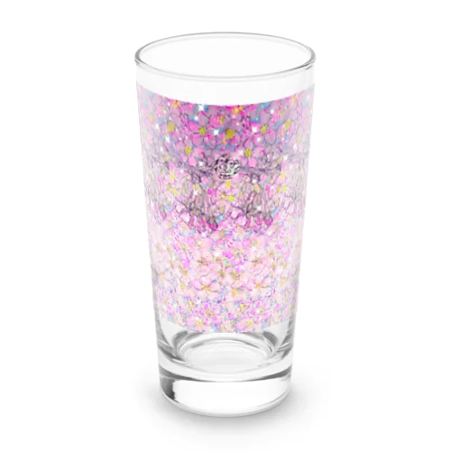 さくらさくらさく・きらきらバージョン・ロゴ入り Long Sized Water Glass