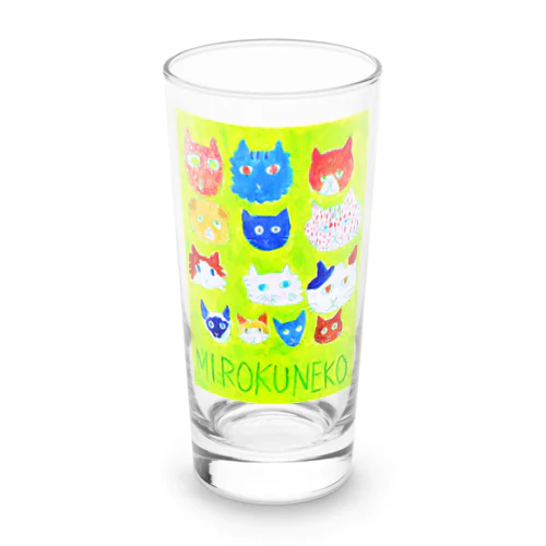 ゆるかわゆるかわご近所ねこ集合 Long Sized Water Glass