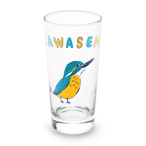 野鳥デザイン「カワセミ」（Tシャツ・パーカー・ETC）） Long Sized Water Glass