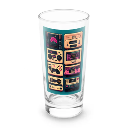 女子専用エモくてレトロな仮想オーディオ機器【lofiアート】 Long Sized Water Glass